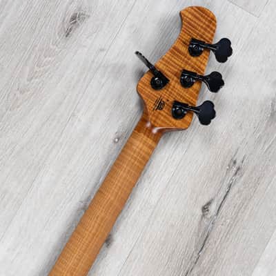 Ernie Ball Music Man StingRay Special 4-String H Bass, Trans Amber, Flame Maple image 9