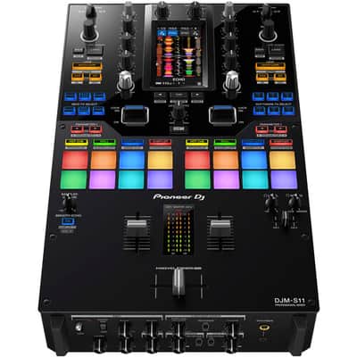 Pioneer DJM-S11 Professional 2-Channel Battle Mixer for Serato DJ Pro / rekordox (Black) image 1