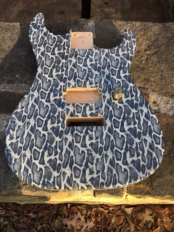 KnE Charvel Dinky Snakeskin image 1