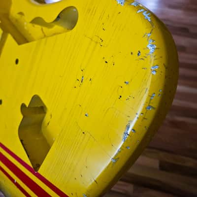 MJT Jazzmaster Body Yellow Nito Relic image 6