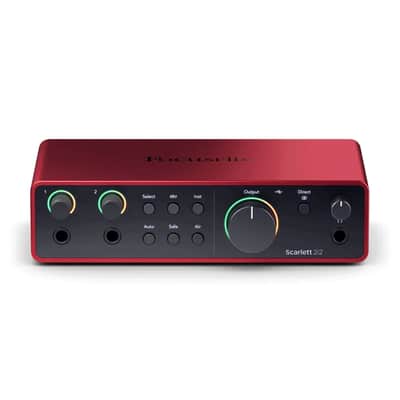 Focusrite Scarlett 2i2 2 x 2 Audio Interface, 4th Gen image 1