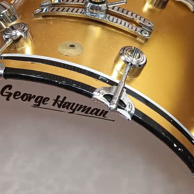George Hayman Vibrasonic 1960s Shell Pack In Gold Ingot- 22″,13″ & 16″ Bild 4