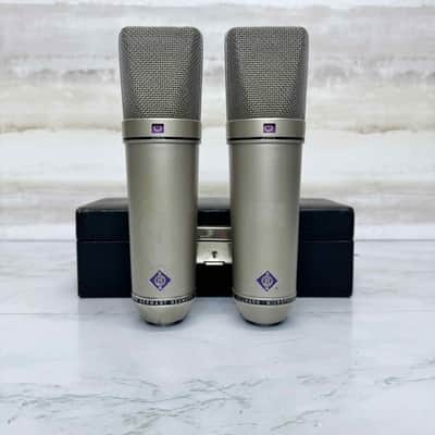 Neumann U87 Condenser Microphone Vintage Pair image 2