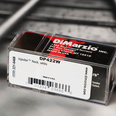 DiMarzio DP422W Injector Single Coil Neck Pickup - White image 2