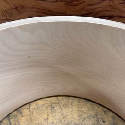 BUBINGA exotic wood and Maple 5 pcs shell set - 5 ply core shells - Clear gloss polished BEST OFFERS ACCEPTED! image 6