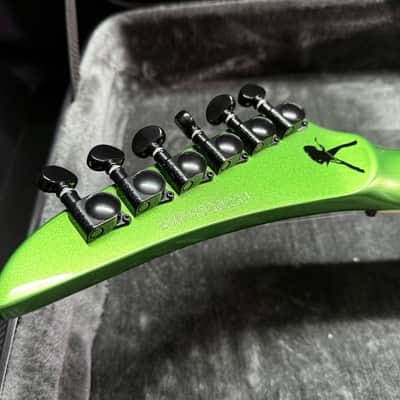 2023 Kramer Dave Mustaine Vanguard Rust In Peace - Alien Tech Green image 11