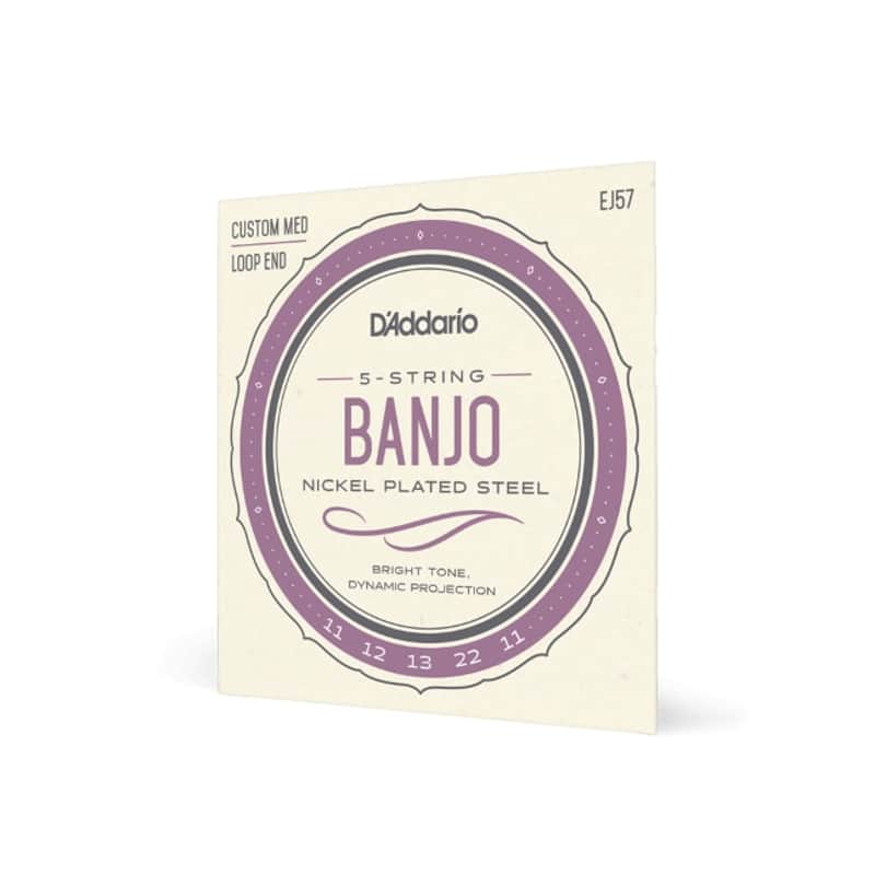 D'addario Banjo Strings - Custom Medium (EJ57) image 1