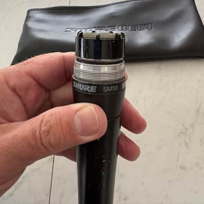 Shure SM58 Handheld Cardioid Dynamic Microphone 1984 - Present - Black image 9
