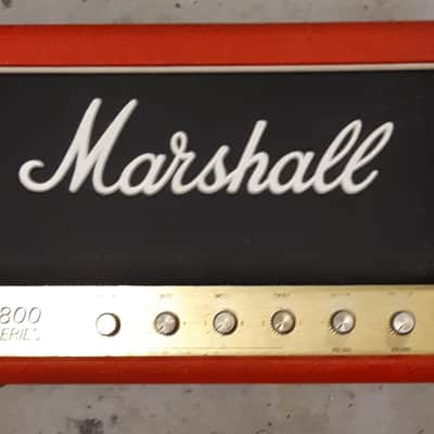 Marshall JCM 800 Lead Series Model 2203 100-Watt Master Volume Head 1995 RED image 2