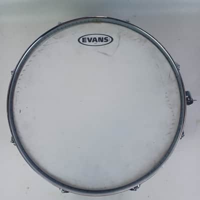 Ludwig Steel Rocker 8Lug Snare Drum 80s 5x14"Vintage Chrome Black/White #841227 image 9