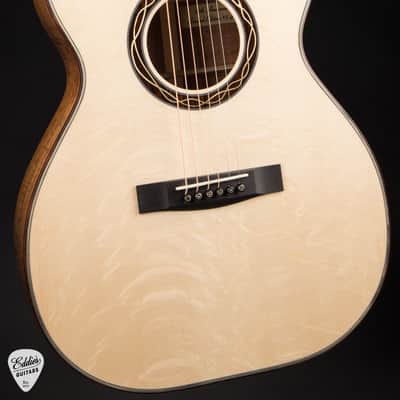 Huss & Dalton 30th Anniversary OM - Bearclaw Italian Spruce & Flamed Koa #3 of 10 image 6