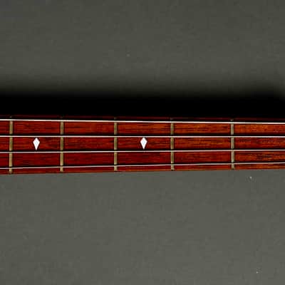 BootLegger Guitar Ace  Gen 1 Headless Bass White 7.8 Pounds White Stiletto Case &  Flask image 6