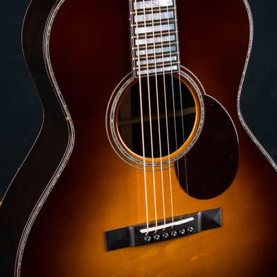 Santa Cruz H13 41 African Blackwood and Moon Spruce Sunburst Custom NEW image 8