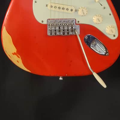 Warmoth Gary Moore inspired 61 Fiesta Red Strat Not Fender guitar 2000 Fiesta Red image 1
