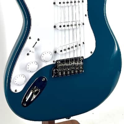 Paul Reed Smith SE "Lefty" Silver Sky Electric Guitar Nylon Blue w/ Gigbag image 2