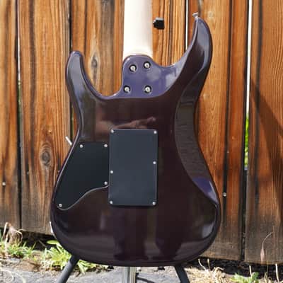 Schecter Japan PROTOTYPE EX-V-24 LTM/FRT M/M BKCH / 3AG - AQUA 6-String w/ Molded Case image 9