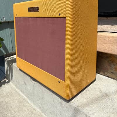 1955 ( Custom )Fender 5D3 Deluxe Transitional Vintage Tweed Amp Custom Build Modern Custom Build image 2