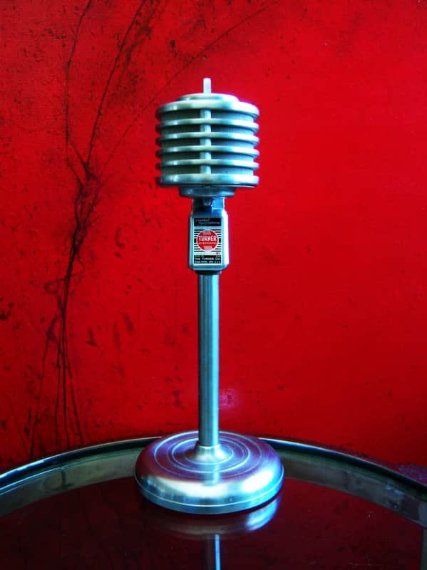 Vintage RARE 1950's Turner 34X crystal microphone w period | Reverb