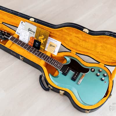 2023 Gibson Custom Shop 1963 SG Special Murphy Lab Light Aged Inverness Green w/ Case, Tags & CoA image 18