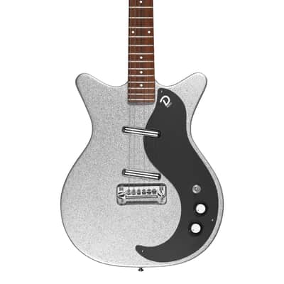 Mint Danelectro 59 MOD NOS+ Silver Metalflake image 1