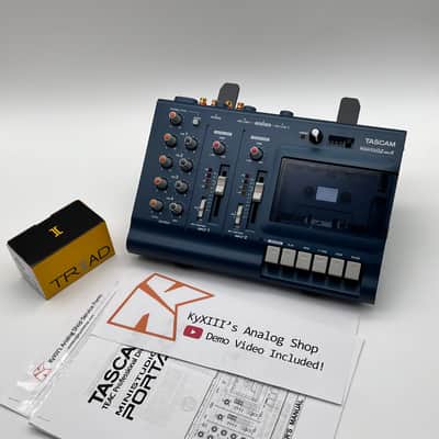 Serviced TASCAM Porta 02 MKII Ministudio - Tape Out + Pitch Mod | 4-Track Cassette Recorder image 2