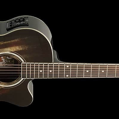 Oscar Schmidt OG10CEFLAG Concert Cutaway Spruce Top Wood 6-String Acoustic-Electric Guitar w/Preamp image 2