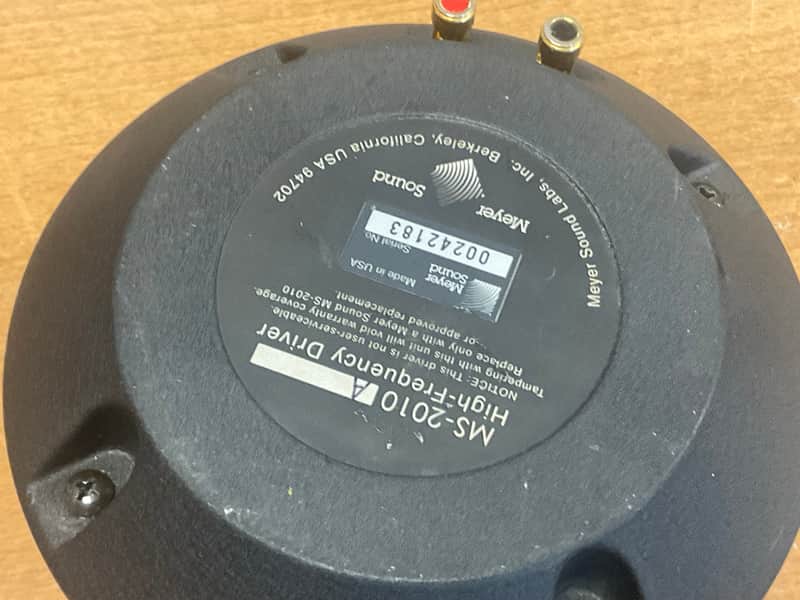 Meyer Sound MS 2010A high frequency  driver image 1