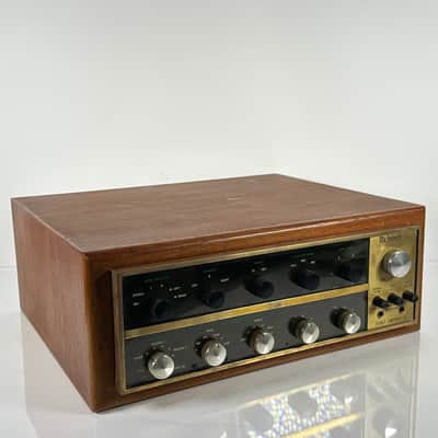 McIntosh C20 Stereo Vintage Tube Preamplifier w/ Cabinet image 1