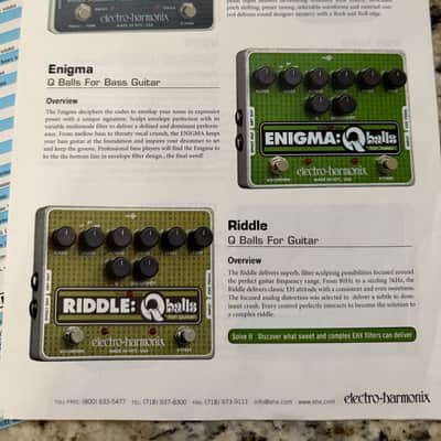 Electro-Harmonix Pedal Brochure 2011 Freeze Neo Clone germanium big muff pog2 memory boy toy ring thing enigma image 7