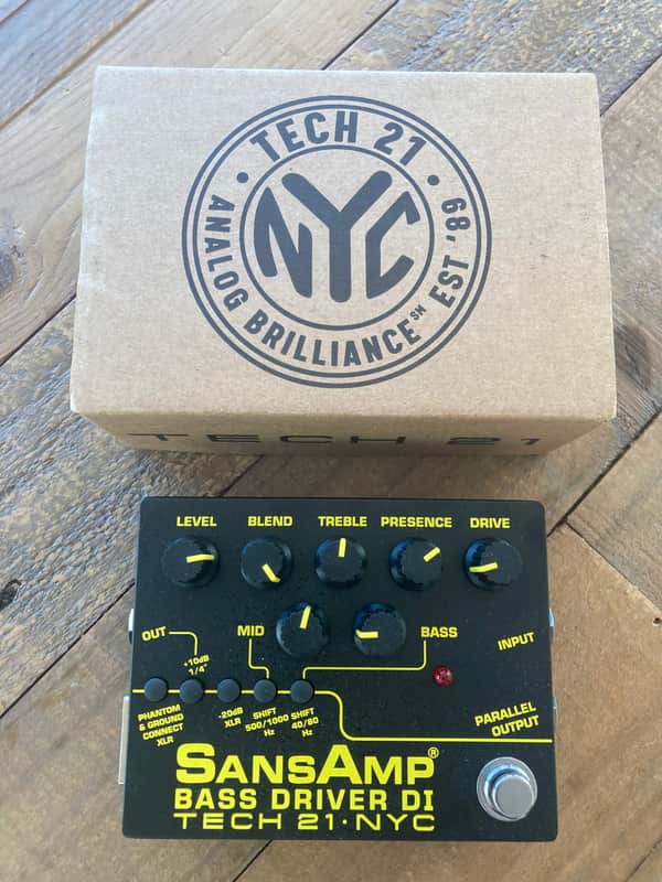 Tech 21 Sansamp Bass Driver D.I. V2 2016 - Present - Black image 1