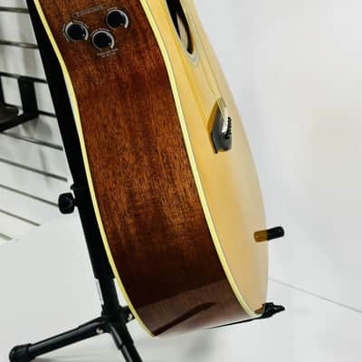 Yamaha FG-TA TransAcoustic Dreadnought 2010s - Vintage Tint image 3
