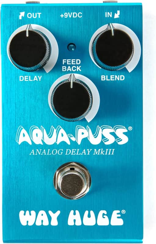 Way Huge Smalls Aqua-Puss Analog Delay Guitar Effects Pedal image 1