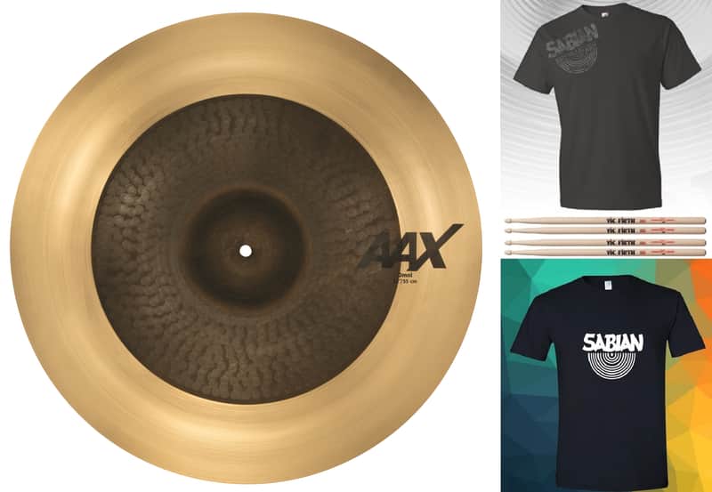 Sabian *Pre-Order* AAX 22" Omni Ride/Effect Cymbal Natural Finish | Bundle & Save| Made in Canada | Special Order | Authorized Dealer image 1