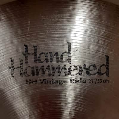 Sabian 21" HH Hand Hammered Vintage Ride Cymbal 2004 - 2015 - Natural image 4