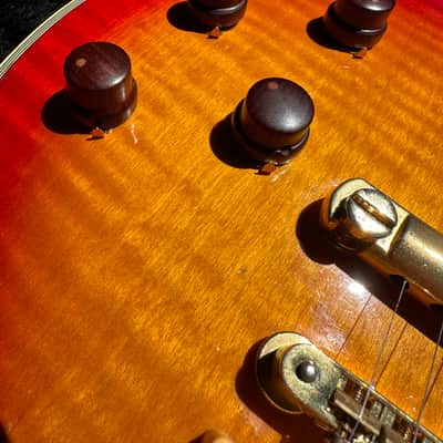 Burny Custom RSC-80 Les Paul Supreme 1980s - Flame Maple Sunburst image 19
