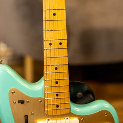 Squier 40th Anniversary Vintage Edition Jazzmaster 2022 - Present Satin Sea Foam Green image 15