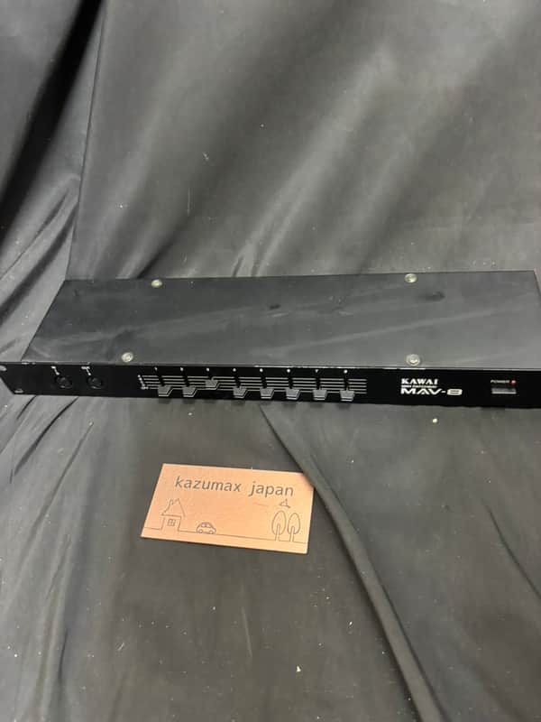 Kawai MAV 8 MIDI Patch Bay Router Switcher Rack Mount Interface Tested image 1