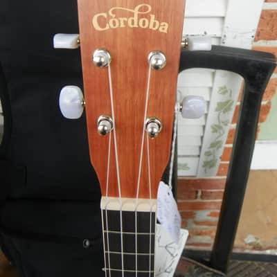 Cordoba 15TM-CE Mahogany Tenor Acoustic Electric Ac/El Ukelele Uke w Bag #2805 Mfg Refurb image 9