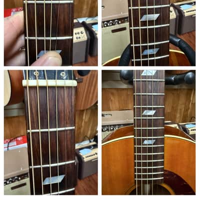 Epiphone FT-79 AN Inspired by Texan Reissue Acoustic Electric Guitar -2009 - Antique Natural w/hard case image 12