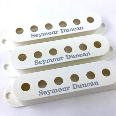 Seymour Duncan S-Cover Set of 3 Strat Pickup Covers with Logo