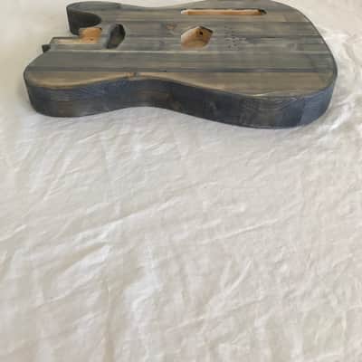 Electric Guitar Body - Tele Style - Black Dye - 034 image 4