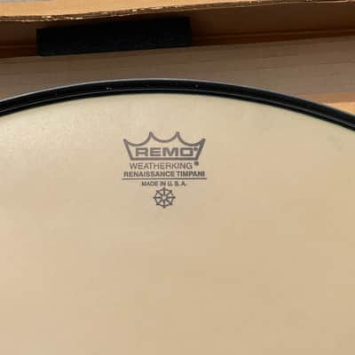 New Remo 23" Renaissance Hazy Timpani Head Steel Insert image 2