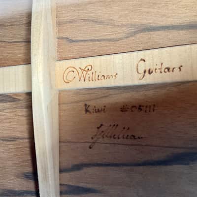 Williams Kiwi 2005 - Taraire/Kauri Acoustic Guitar w/ Original Case -Very Rare! image 3