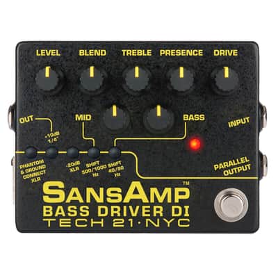 Tech 21 SansAmp Bass Driver DI Pedal, V2 image 1