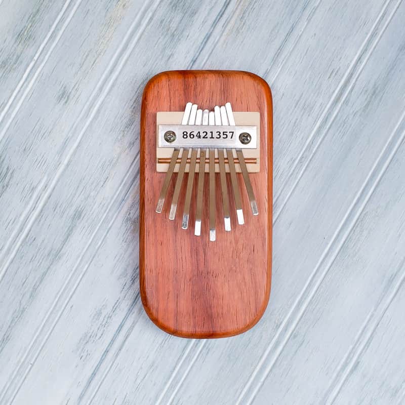Padauk Thumb Piano-Acoustic - High Diatonic (Standard) image 1