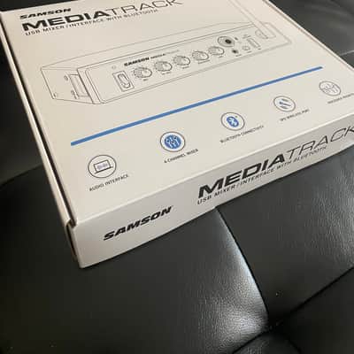 Samson MediaTrack 4-Channel Rackmount Mixer 2023 - Present - Black image 1