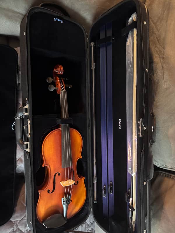 Stentor 1500 Student II 4/4 Violin with Case and Bow 2010s - Natural image 1