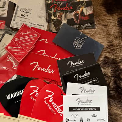 Fender Strat / Tele COA And Paperwork Bundle image 4