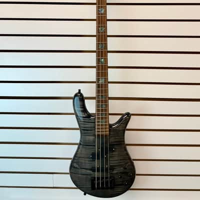 Spector NS-2 4 String Bass Made In USA, Transparent Grey with Hardshell Case - Pre Owned image 2