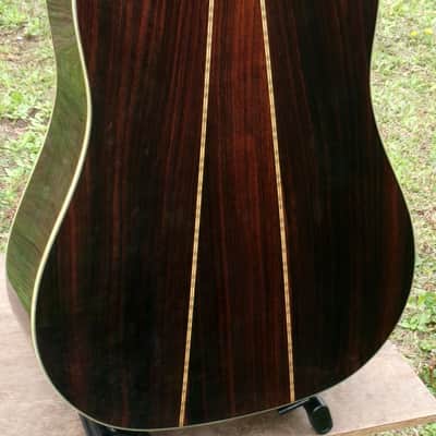 1977 Sada Yairi YD-305 Japan Vintage D35 Replica Acoustic Guitar  Natural+Deluxe Hard Case image 8
